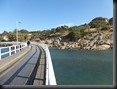 Brücke nach Granite Island, Küste bei Victor Harbor