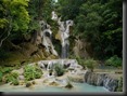der Wasserfall Tat Kuang Si, 30 km entfernt von Luangprabang