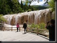 Wanderung in Huang Long, Wasserfall