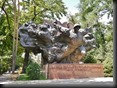 Soldatendenkmal 1939-45, "...wir weichen niemals zurück, Moskau steht hinter uns..." Almaty, Stadtrundfahrt, Zentrale Kirche der Russisch-Orthodoxen Kirche