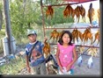 Räucherfisch, leider sehr salzig, Kirgistan, am Ysyk Kul