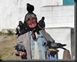 Taubenfütterin in Smolensk