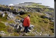 Klettertour auf Schafspfaden in Hamningberg