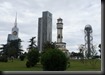 P1510606 Batumi und seine Türme; von li. Batumi Tower, App. Haus, Tschatschaturm, Turm d. georg. Alphabets